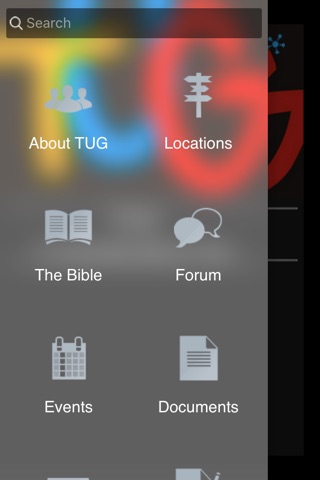 TUG mobile screenshot 2