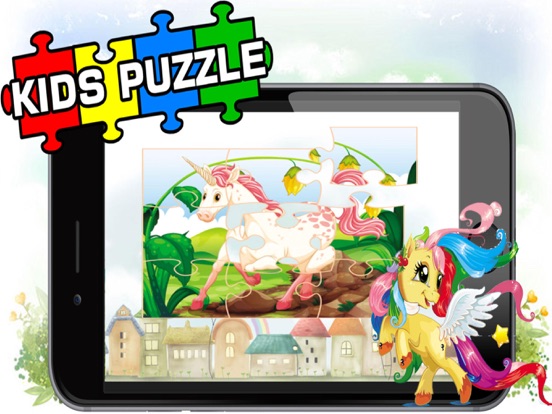 Screenshot #6 pour Princess Horse Jigsaw Puzzle Skill GameFor Toddler