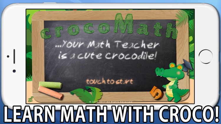Croco Math - Your Math Teacher is a cute Crocodile
