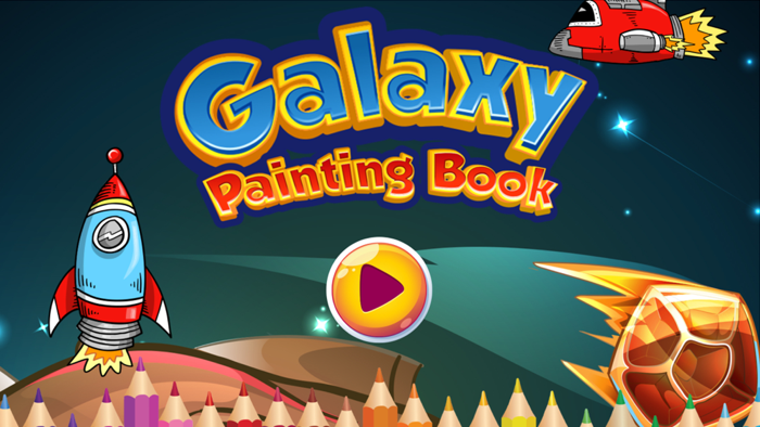 Galaxy Painting Book  Coloring Pages game