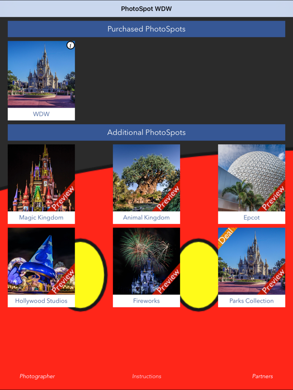 PhotoSpot WDW screenshot