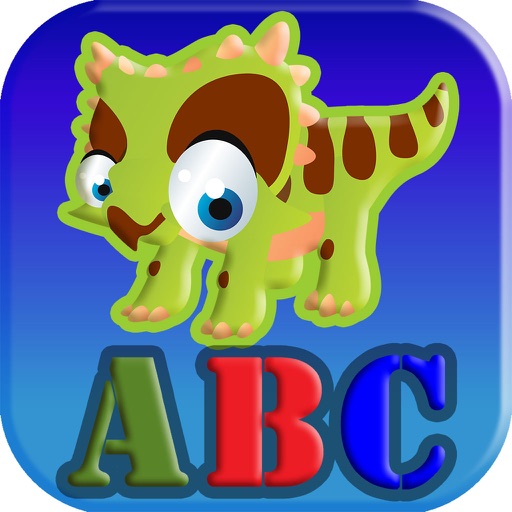 ABC Alphabet Toddlers Learning Dinosaur Icon