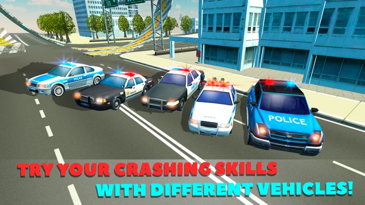 Extreme Police Car Crash Test Simulator screenshot-3