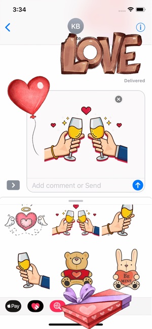 Valentine's Day - Gift Sticker(圖3)-速報App