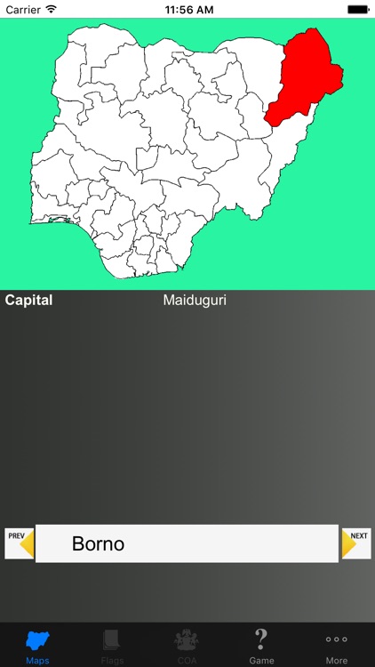 Nigeria State Maps and Capitals