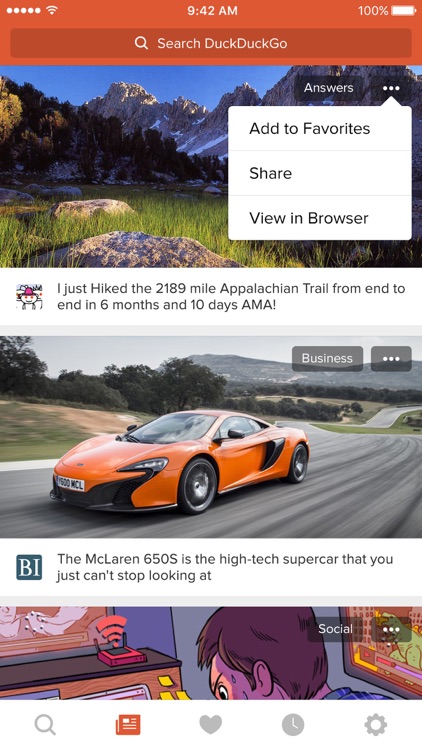 DuckDuckGo Search & Stories