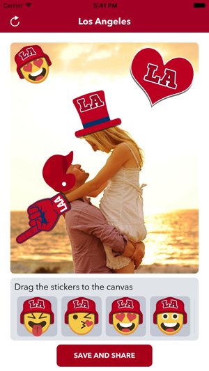 Los Angeles A Baseball Stickers & Emojis(圖3)-速報App