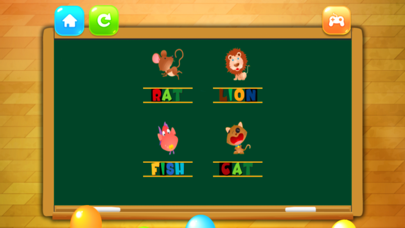 Screenshot #2 pour Puzzle 4 Letters Learn English Words for Kids