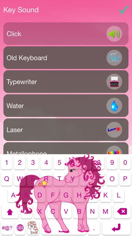 Unicorn Keyboard Themes – Cute Keyboards Skins