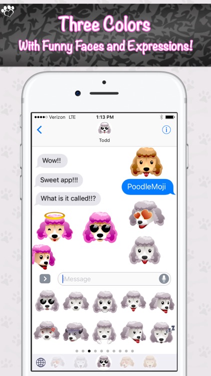 PoodleMoji - Poodle Lovers Emojis and Stickers