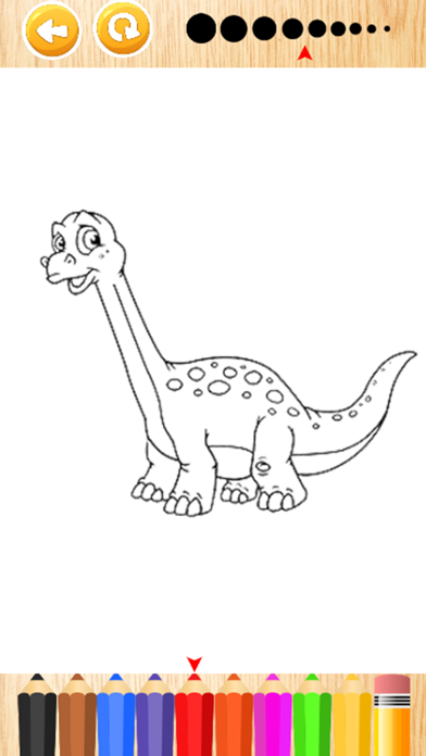 恐竜ジュラ紀塗り絵パーク: ゲーム 無料子どもたちのおすすめ画像3