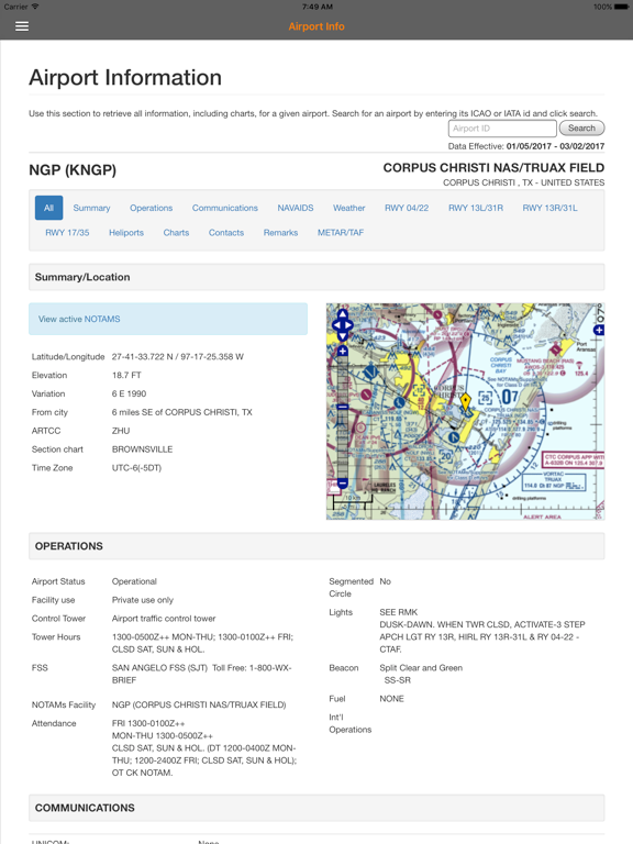 Flight Scheds iPad screenshot 3 - Education app