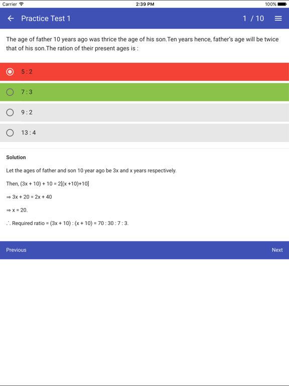 Screenshot #6 pour Quantitative Aptitude Solved Practice Mock Tests