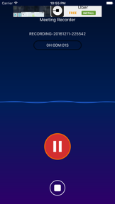 Meeting Recorder™ screenshot