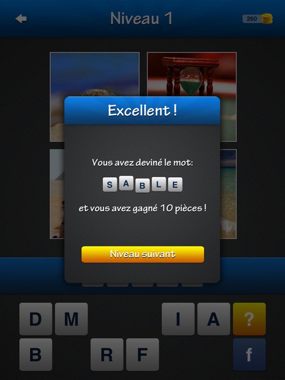 Screenshot #5 pour Jeu de mots ~ Quiz avec 4 images et 1 mot