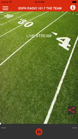 Game screenshot ESPN Radio 101.7 The TEAM mod apk