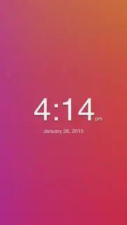 smooth clock lite iphone resimleri 1