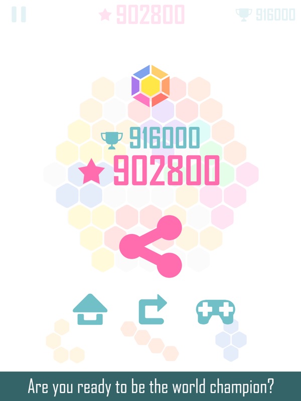 Fill Grid Square & Hexagon blocks fever hex puzzle screenshot 9