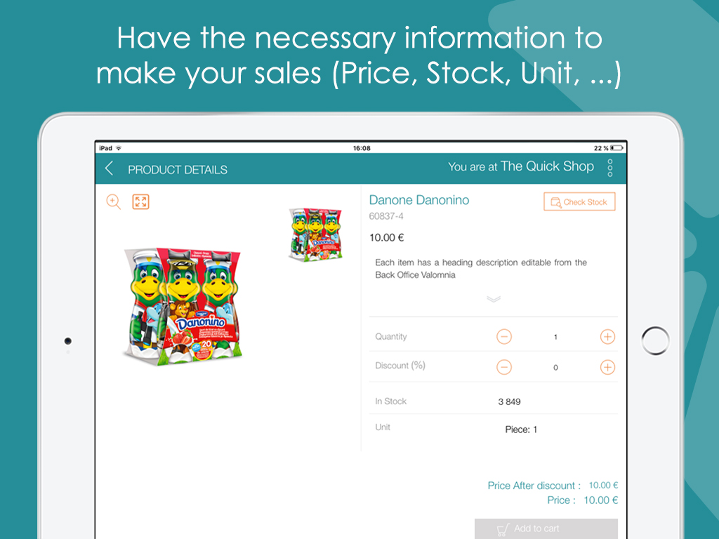 Order Taking, Products Catalog, CRM for Sales Reps screenshot 8