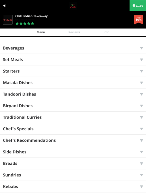 Screenshot #6 pour Chilli Indian Takeaway