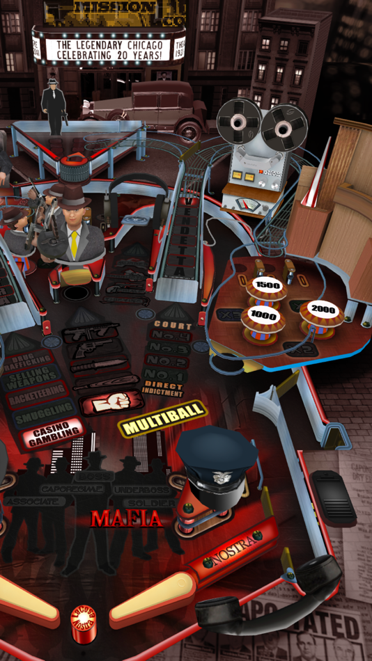 #3. Mafia Pinball (iOS) 由: BrainVault Games, LLC