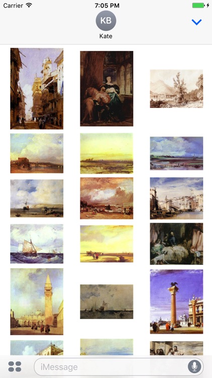 Richard Parkes Bonington Artworks Stickers