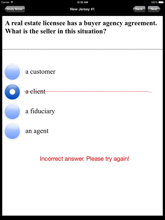 Screenshot #6 pour New Jersey Real Estate Agent Exam Prep