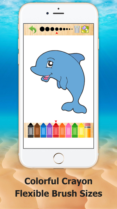 Screenshot #3 pour Coloring Book Ocean Turtles - Drawing Sea Animals