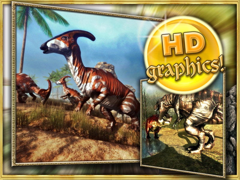 Dinosaurs walking with fun 3D puzzle game in HD screenshot 8