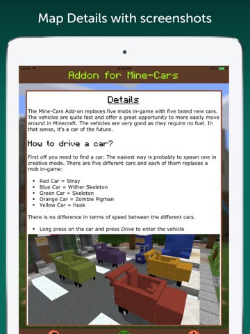 MineCars AddOn for Minecraft PEのおすすめ画像2