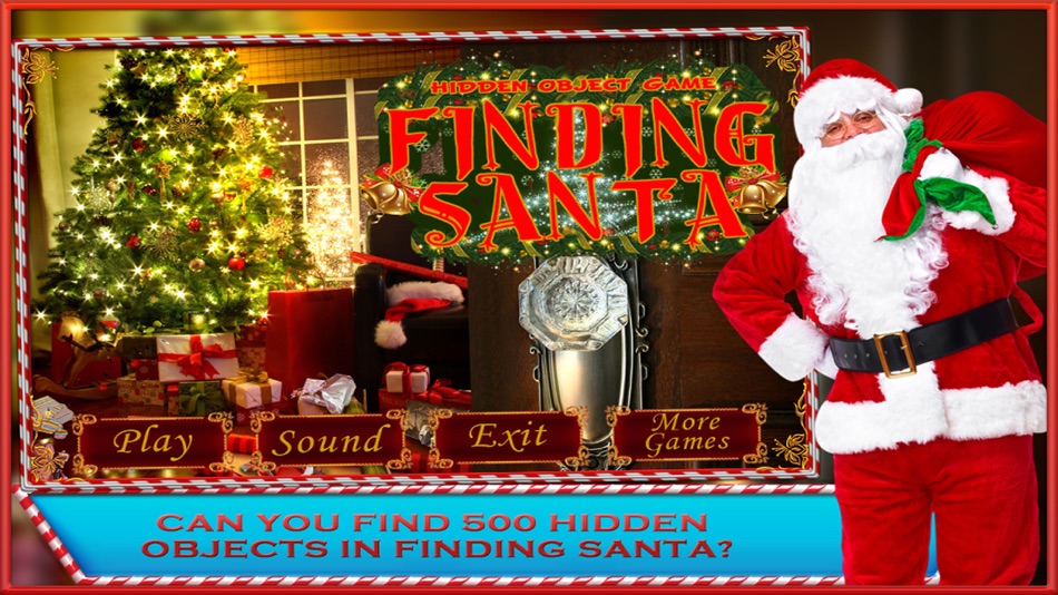 #4. Hidden Object Games Finding Santa (iOS) 由: Big Leap Studios