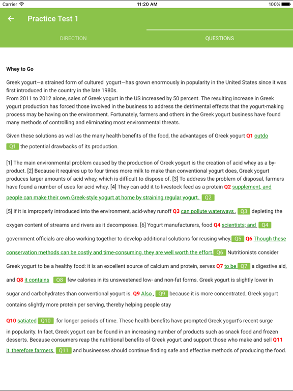 Screenshot #6 pour SAT Writing & Language Practice Tests