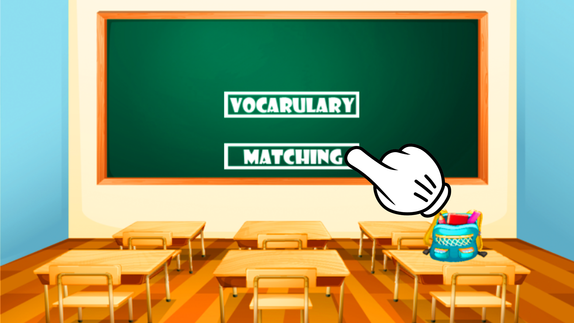 Learn Vocabulary A to Z and Matching Shadow Games