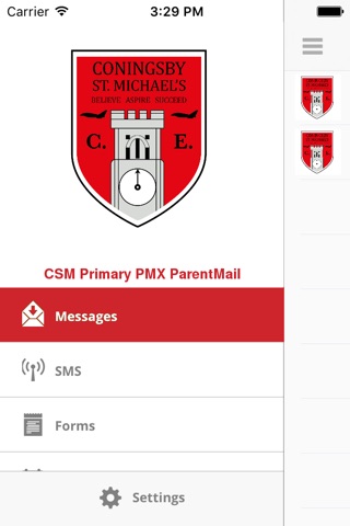 CSM Primary PMX ParentMail (LN4 4SJ) screenshot 2