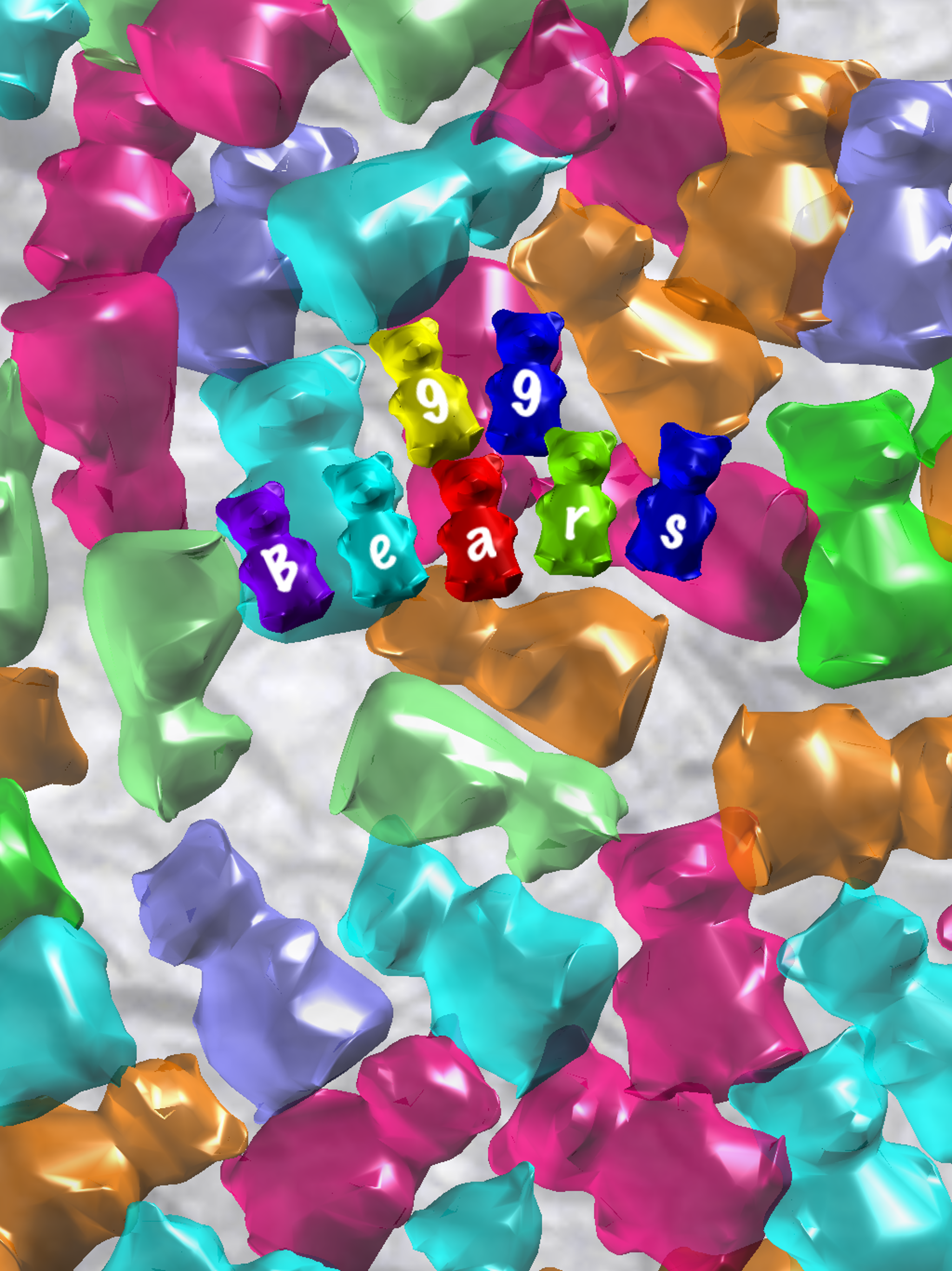 99 Gummy Bears, Squishy Match 3 screenshot 6