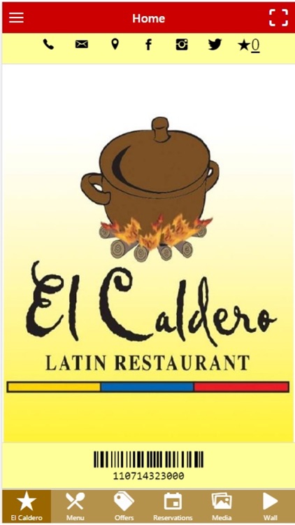 El Caldero Latin Restaurant.