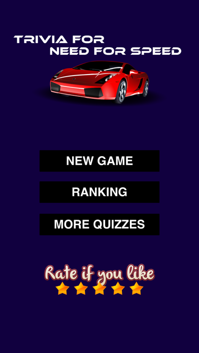 How to cancel & delete Trivia for Need for Speed - Racing Quiz Game from iphone & ipad 1