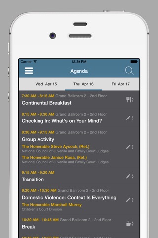 NCJFCJ Conferences screenshot 3