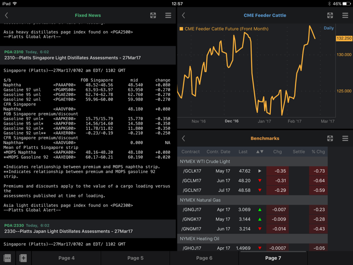 MarketView Mobile for iPad