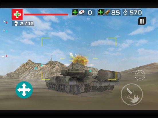 Tank Crusade T-90 : Battle Tank Simulator iPad screenshot