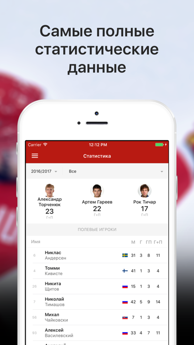 Screenshot #3 pour Sports.ru — все о ХК Автомобилист