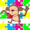 My Monkey Jigsaw Puzzles is a free game, it is easy simple to use ,suitable for the whole family to play