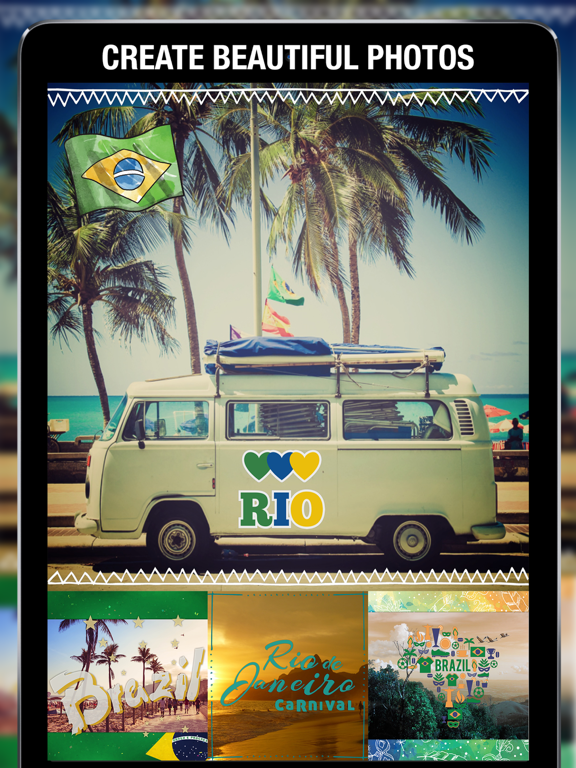 Screenshot #4 pour Insta Brésil & Carnaval Éditeur de Photos