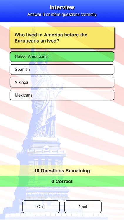 USA Citizenship Test 2017
