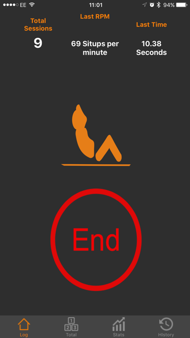 Screenshot #2 pour Crunch Time:Situp Logger