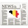 Belgium News in English Today & Belgian Radio app icon - News app for iPhone