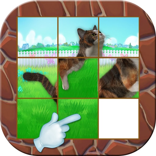 Cat Slide Puzzle For Kids
