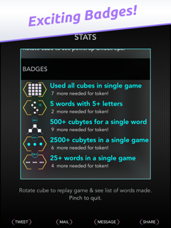 C.U.B.I.P.L.E.X. :  Fun 3D word game screenshot 8