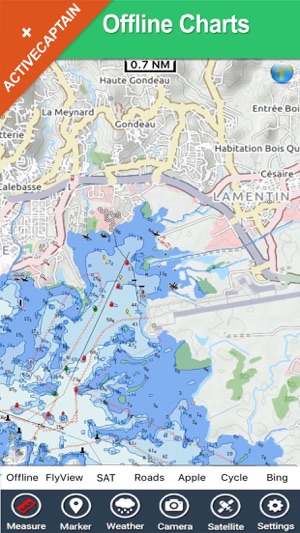 Martinique charts GPS maps Navigator(圖3)-速報App