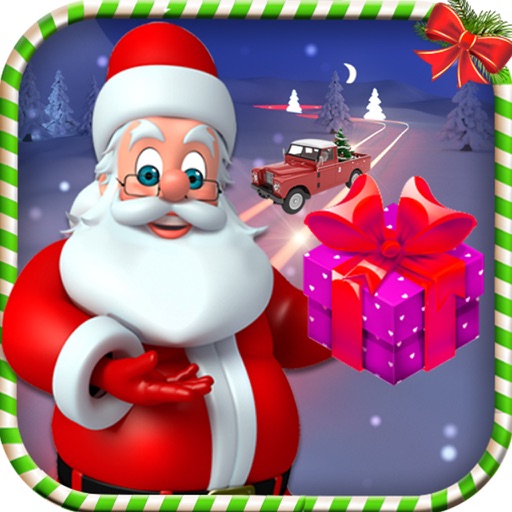 Santa Gift Delivery Truck Highway Driver iOS App